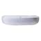 Alfi Brand ALFI brand AB112 28" White D-Bowl Porcelain Wall Mount Bath Sink AB112 - alternate 2